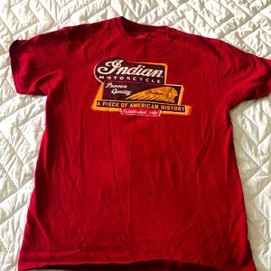 Indian motorcycle crew neck short sleeve 
Size medium